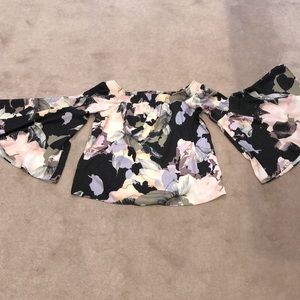 Bar III Bell Sleeve Top